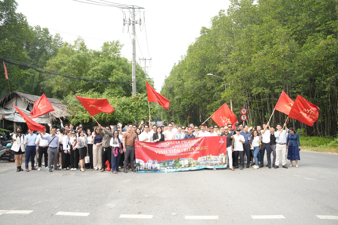 Sự kiện tham quan & đào tạo dự án Vinhomes Green Paradise Cần Giờ thu hút đông đảo sự tham gia của hơn 200 chuyên viên kinh doanh