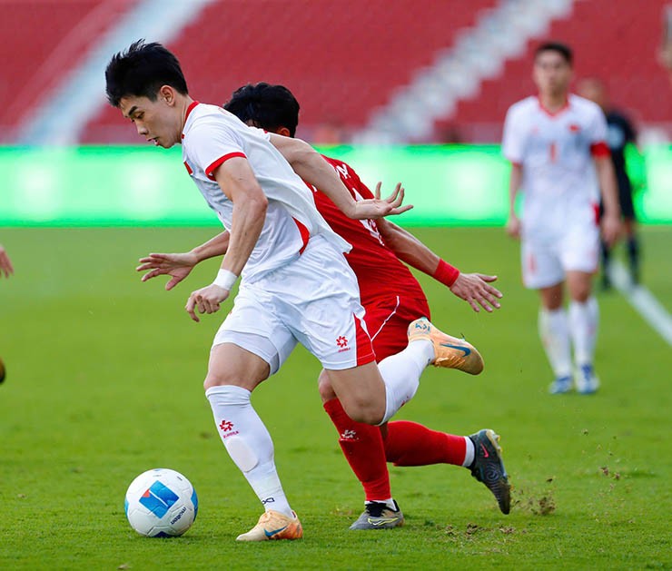 U22 Việt Nam đấu U22 Lào: Đình Bắc lập cú đúp đẳng cấp, solo đẹp như mơ - 10