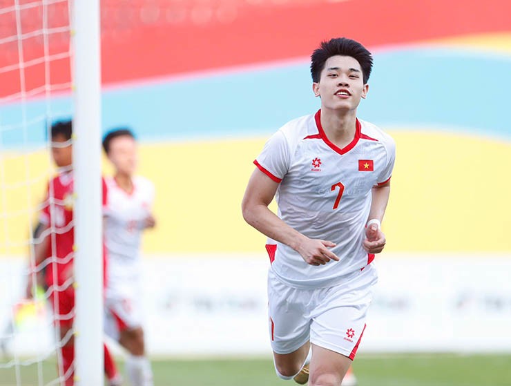 U22 Việt Nam đấu U22 Lào: Đình Bắc lập cú đúp đẳng cấp, solo đẹp như mơ - 8