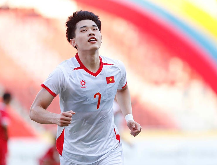 U22 Việt Nam đấu U22 Lào: Đình Bắc lập cú đúp đẳng cấp, solo đẹp như mơ - 7