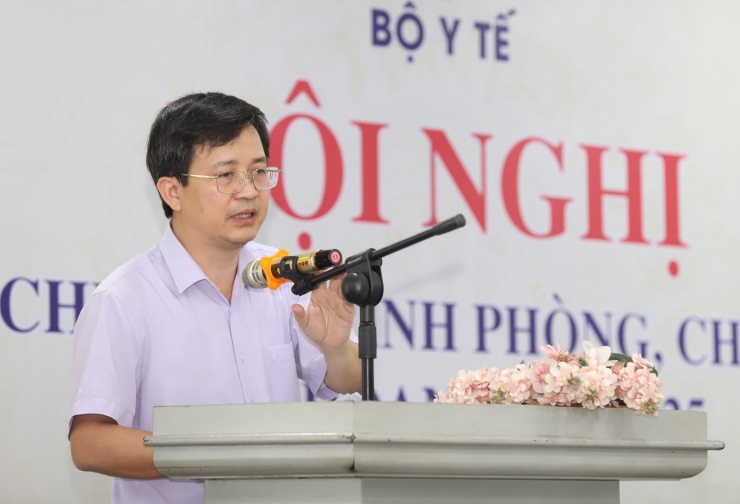 Ông Lê Đức Quang thông tin tại chương trình. Ảnh: Ngô Tùng