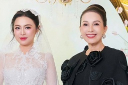 Thời trang - Diễm My được khen 'vừa đẹp vừa sang' ở đám cưới tiểu thư gia tộc Sơn Kim