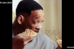 Công nghệ thông tin - Video 'Will Smith ăn mỳ' cho thấy bước tiến của AI sau ba năm