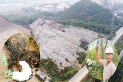 Tin tức trong ngày - Núi rác khổng lồ gây ô nhiễm bên nhà máy xử lý rác xây 20 năm chưa xong
