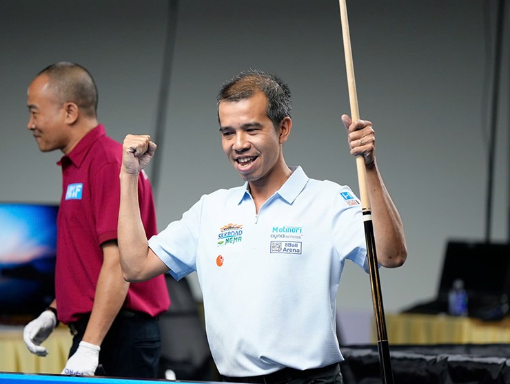 Trần Quyết Chiến thẳng tiến vào tứ kết bi-a