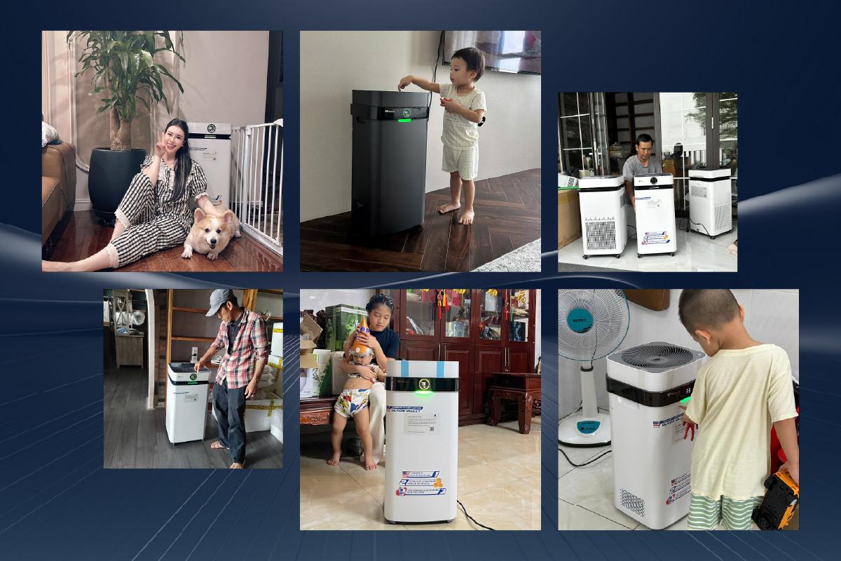 Thiết bị lọc không khí ứng dụng công nghệ điện trường TPA được nhiều gia đình sử dụng.