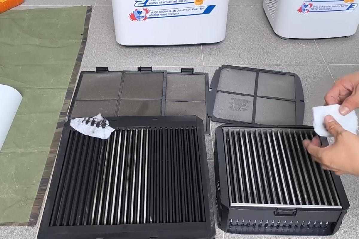 Bộ lọc thực tế của công nghệ TPA sau 1 tháng sử dụng