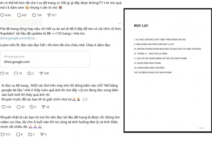 Nhiều bình luận "sợ" nhưng vẫn cố tìm xem chỉ vì sự tò mò.