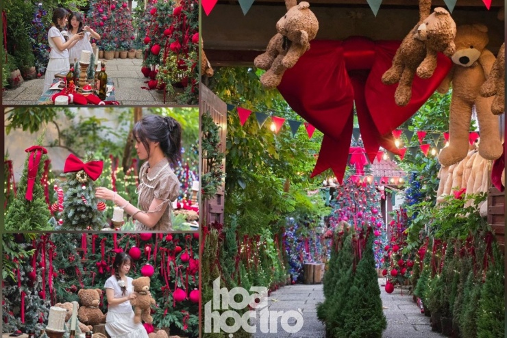 Các quán cà phê tại TP.HCM cũng đã "thay đồ" đón Giáng sinh.