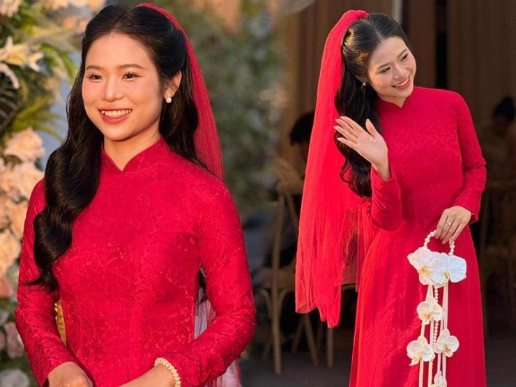 Cô dâu Diệu Hương xinh đẹp trong ngày ăn hỏi 