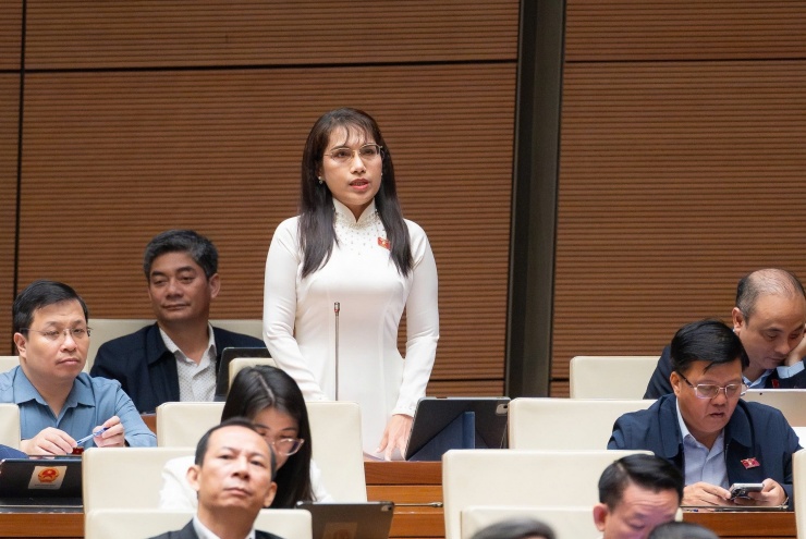Đại biểu Châu Quỳnh Dao (đoàn An Giang). Ảnh: Quốc hội