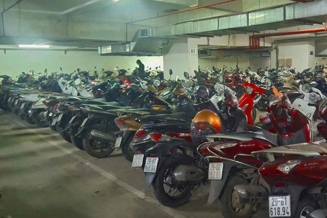 Chung cư CT1 Thạch Bàn không nhận trông giữ xe điện của cư dân do lo ngại nguy cơ cháy nổ