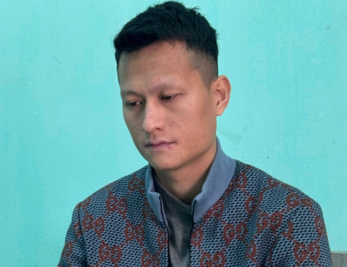 Nghi can Mai Văn Tới. Ảnh: Lam Sơn