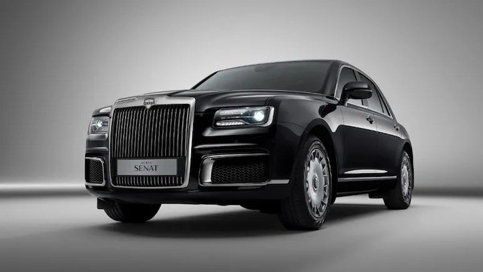 Chiếc Aurus Senat thường được gọi là "Rolls-Royce Nga" đã đến Ấn Độ. Ảnh: Aurus Senat