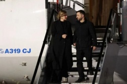 UAV quân sự bí ẩn cắt ngang phía sau đường bay của ông Zelensky ở Ireland