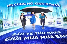 Nhẹ gánh âu lo nhờ có MB bảo vệ nguồn thu nhập mùa bão