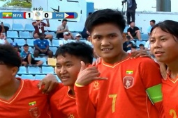 Video bóng đá ĐT nữ Myanmar - Philippines: Vỡ òa phút 89 (SEA Games)