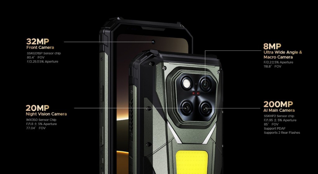 Ra mắt điện thoại siêu bền pin 20.500 mAh, camera 200MP - 5