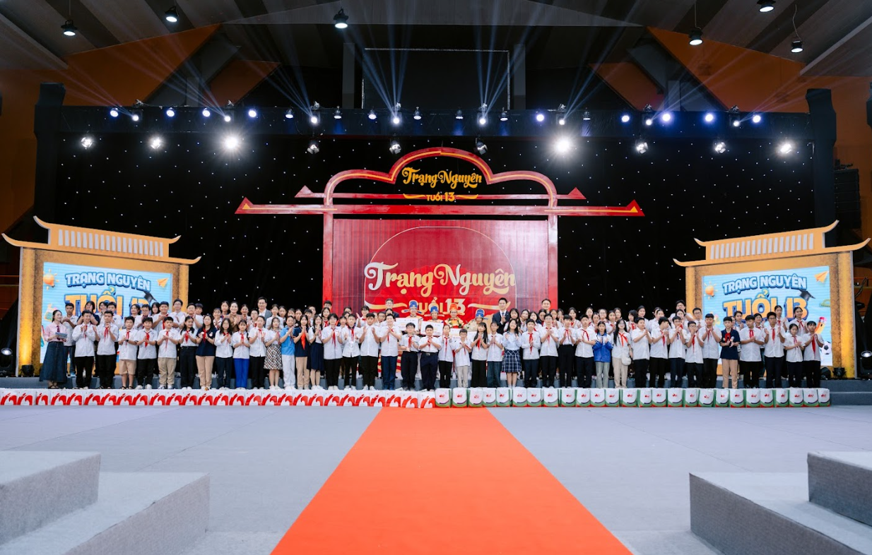 “Trạng Nguyên tuổi 13” - sân chơi lan tỏa tinh thần hiếu học và tư duy sáng tạo cho học sinh lứa tuổi 11-13 trên toàn quốc.