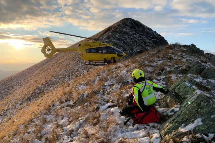 Nơi Jiri được cứu hộ trên độ cao 2.000m