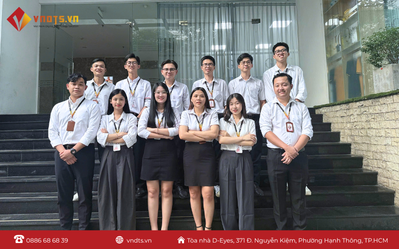 Đội ngũ VNDTS – tận tâm, chuyên nghiệp, luôn đồng hành cùng doanh nghiệp