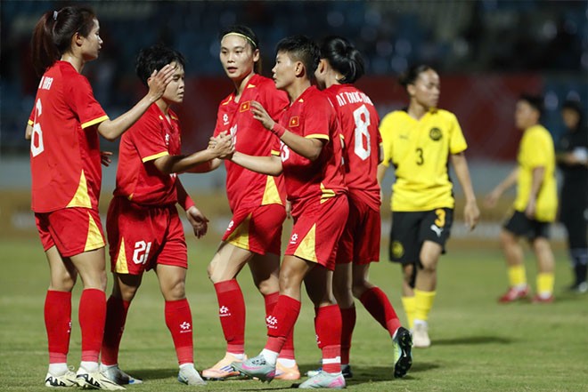 Trực tiếp bóng đá ĐT nữ Việt Nam - Malaysia: Không có bàn thứ 8 (SEA Games) (Hết giờ) - 4