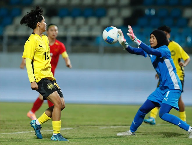 Trực tiếp bóng đá ĐT nữ Việt Nam - Malaysia: Không có bàn thứ 8 (SEA Games) (Hết giờ) - 1