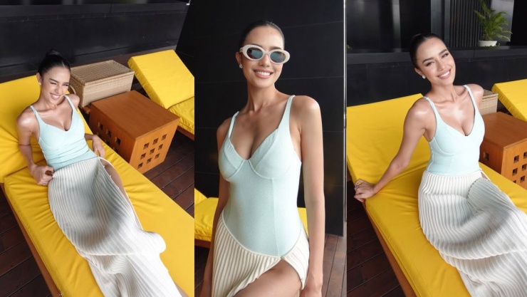 Dàn hoa khôi cầm biển dẫn đoàn ở lễ khai mạc SEA Games 33 - 2