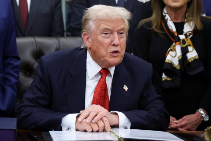 Tổng thống Mỹ Donald Trump. Ảnh Reuters. 