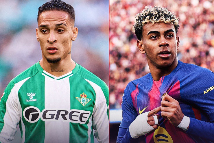 Trực tiếp bóng đá Real Betis - Barcelona: Antony đối đầu Rashford - Yamal (La Liga)