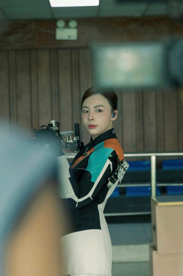 Hình ảnh đầy thần thái của xạ thủ Phí Thanh Thảo. Ảnh Facebook nhân vật