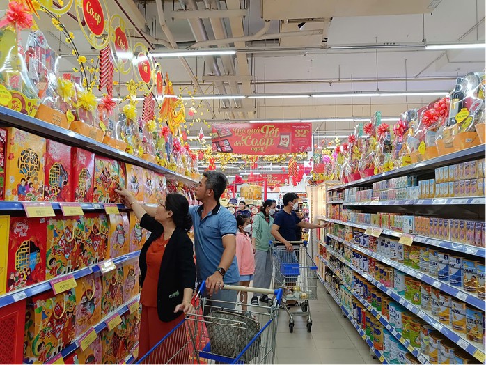 Giỏ quà Tết nhãn riêng Co.op được khách hàng tin chọn qua nhiều năm