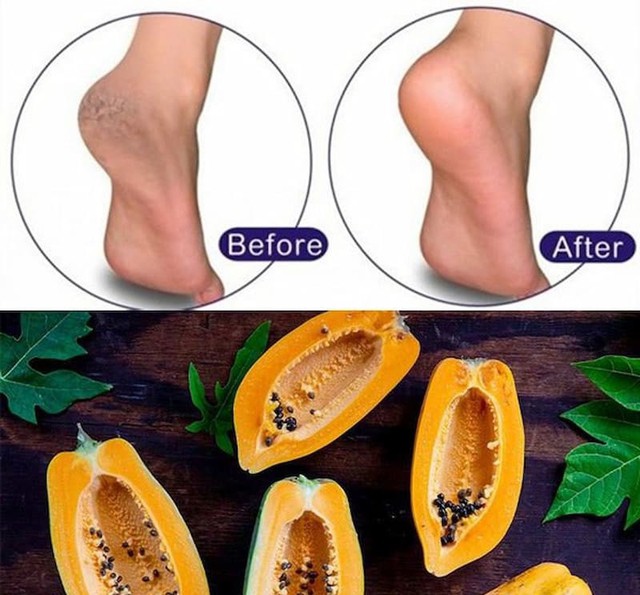 Đối với đu đủ chín, hãy xay nhuyễn và vắt nước cốt chanh tạo thành hỗn hợp.