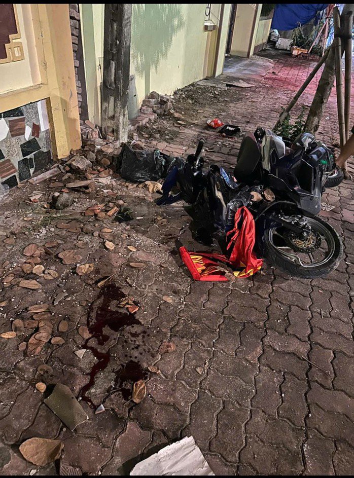 Hình ảnh hiện trường vụ gây rối trật tự công cộng