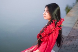 'Nàng thơ' chi tiền triệu chụp ảnh áo dài cuối năm