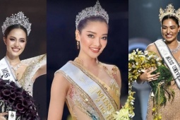 Dàn người đẹp cầm biển dẫn đoàn ở khai mạc SEA Games 33