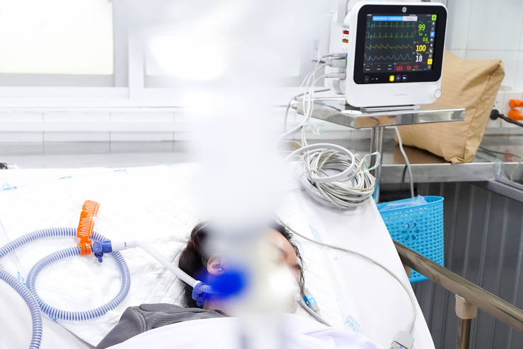 Nạn nhân trong vụ cháy quán ăn ở TPHCM. Ảnh: BVCC