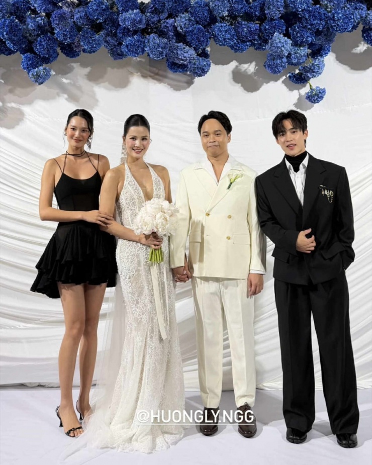 Vợ chồng Khánh Vân và dàn hoa hậu dự cưới Hương Ly - 5
