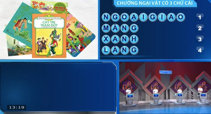 Bảo Nam nhanh chóng giải thành công ẩn số chướng ngại vật.