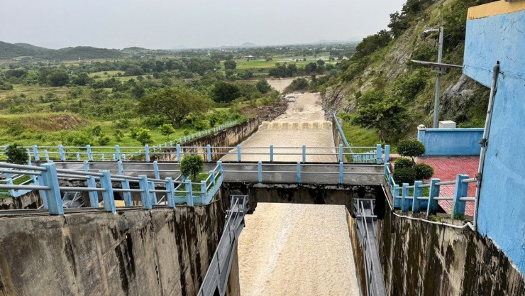 Hồ Sông Quao dự kiến tăng lượng xả từ 50 - 120m3/s.