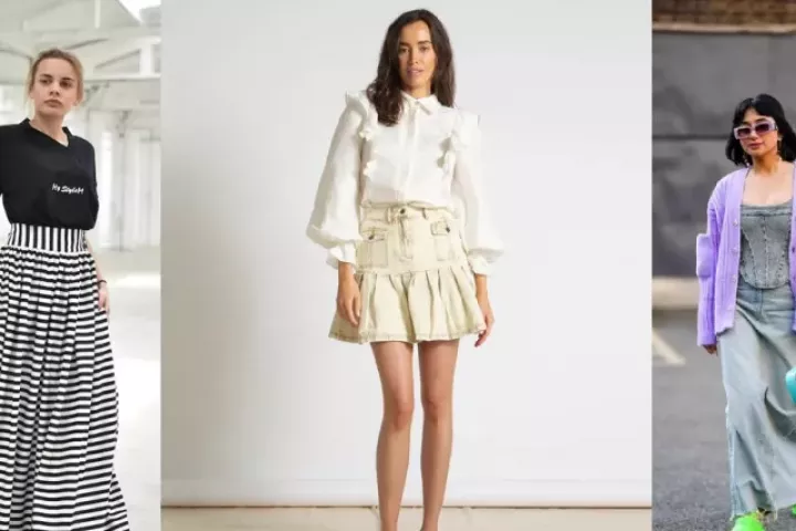 3 kiểu chân váy được yêu thích và chiếc áo vừa đối nghịch vừa phù hợp nhất