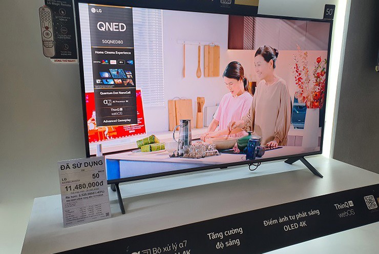 Người dùng có thể tiết kiệm được rất nhiều tiền khi mua Smart TV cũ.