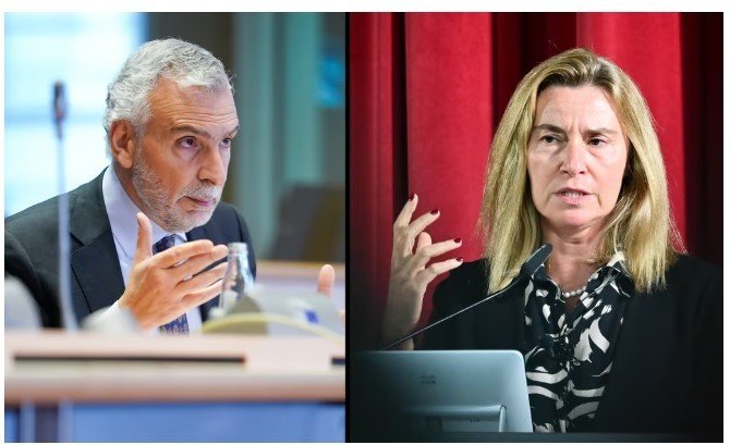 Hai cựu quan chức của cơ quan đối ngoại Liên minh châu Âu vừa bị bắt giữ: Federica Mogherini và Stefano Sannino