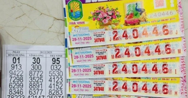 Hành động đẹp của người đàn ông trúng 9 tờ vé s...