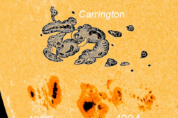 Cụm vết đen Mặt Trời khổng lồ hướng về phía Trái Đất