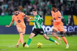 Video bóng đá Real Betis - Barcelona: Đại tiệc 8 bàn, ngôi đầu vững chắc (La Liga)