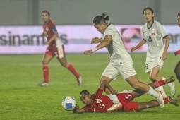 Video bóng đá ĐT nữ Singapore - Indonesia: Ngược dòng đỉnh cao, 4 bàn hấp dẫn (SEA Games)