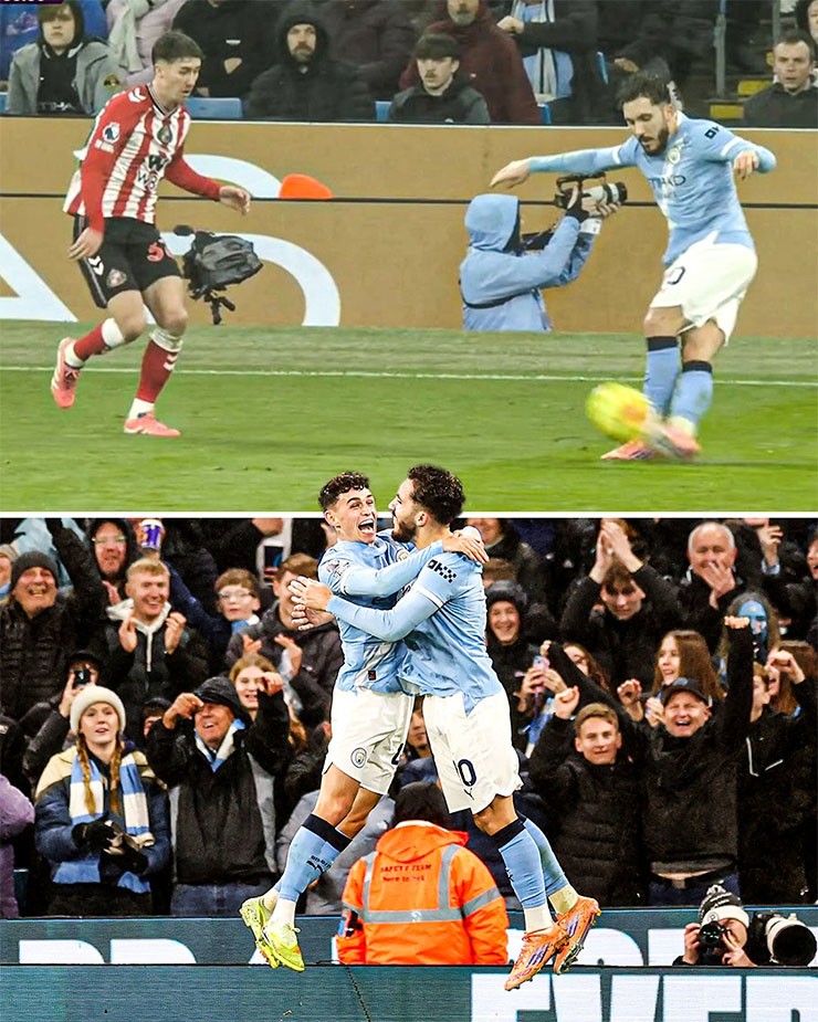 Tình huống kiến tạo ngẫu hứng của&nbsp;Cherki&nbsp;