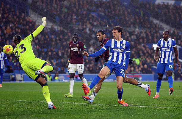 Trực tiếp bóng đá Brighton - West Ham: Chủ nhà thót tim phút 90+8 (Ngoại hạng Anh) (Hết giờ) - 2