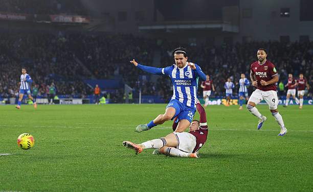 Trực tiếp bóng đá Brighton - West Ham: Chủ nhà thót tim phút 90+8 (Ngoại hạng Anh) (Hết giờ) - 5